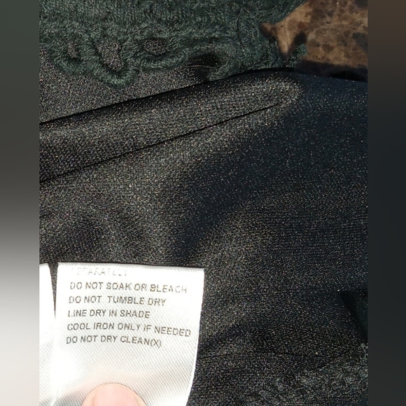 Young Threads Black Lacy Mini Skirt - Picture 4 of 4